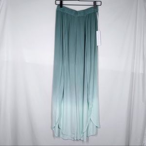 Young Fabulous & Broke Ombre Wide Leg Pants - Blue and Green